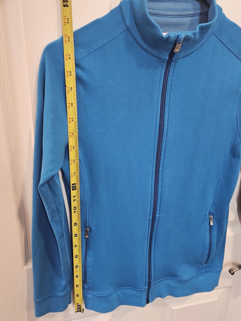Peter Millar Youth Teal/Blue Full-Zip Shirt Jacket 7-8 XS